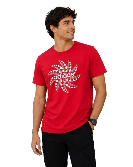 adidas Camiseta Gráfica X Farm Río rojo S