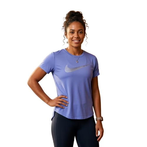 Nike Dri-FIT Swoosh T-shirt Women celeste XS