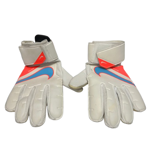 Nike GK Match - White/White/Baltic Blue - Mens GK Gloves