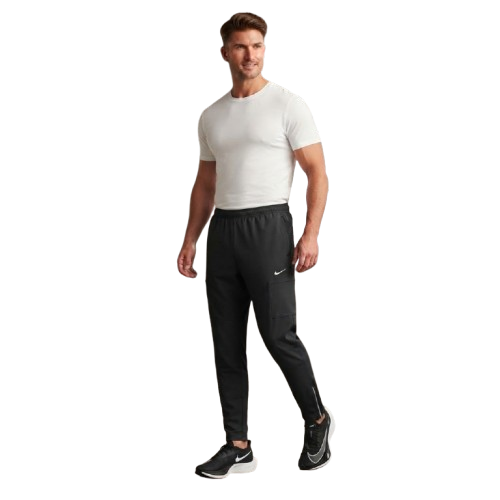 Pantalones fluidos verano negro M